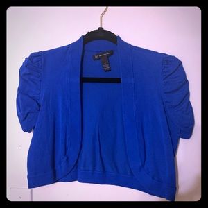 International Concepts Cropped Royal Blue Cover Up